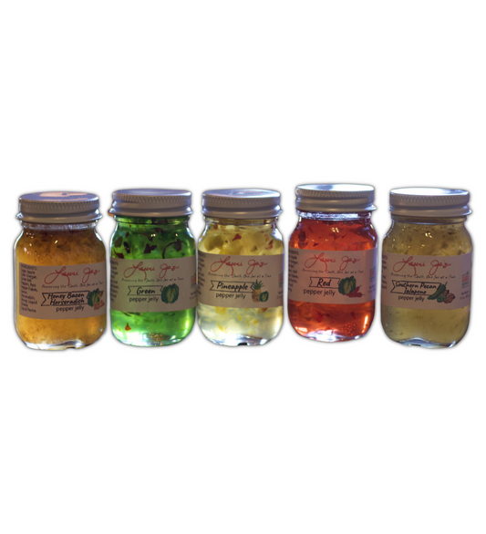 Lauri Jo's Pepper Jelly Minis (Set of 5)